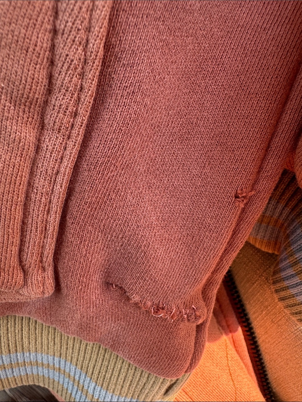 Free People All Star Stadium Jacket (Cherry Cola Combo) - Small oversized - Picture 6 of 11